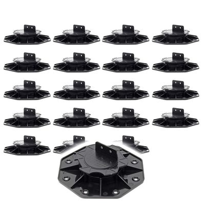 XPOtool Set 20x Stelzlager Terrassen 2700kg 18-28mm Stellfüße höhenverstellbar