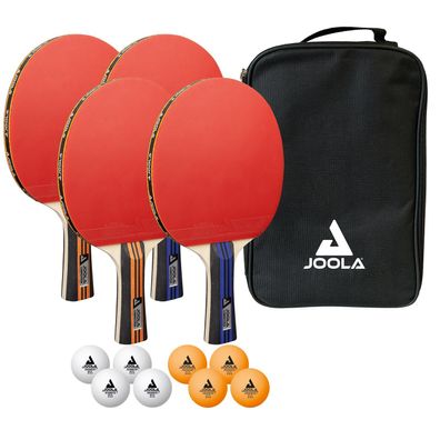 JOOLA Tischtennis Family Advanced Set, Tischtennisschläger TT