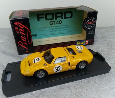 Ford GT 40, gelb, Bang 1:43
