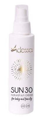 Adessa SUN 30 natural sun cream, for baby and family, 125ml BIO