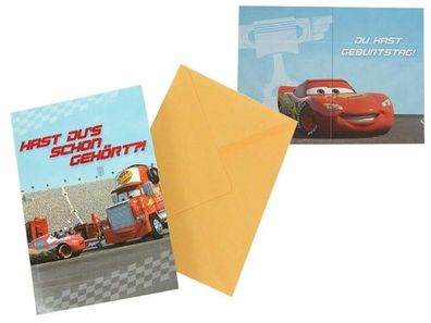 Disney Geburtstagskarte Cars Lightning