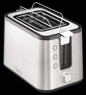 Krups KH442D Toaster 2 Scheibe(n) 720 W Edelstahl