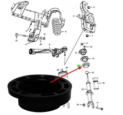 Federteller (Stoßdämpfer) Dodge RAM 1500 (Gen.3 & Gen.4) Bj:06-23