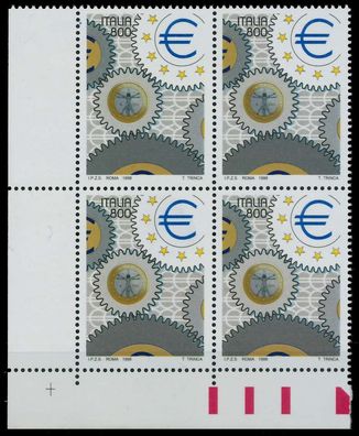 Italien 1998 Nr 2603 postfrisch Viererblock ECKE-ULI X61F28E