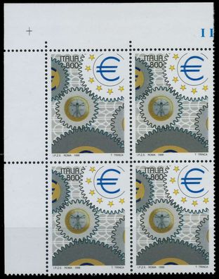 Italien 1998 Nr 2603 postfrisch Viererblock ECKE-OLI X61F28A