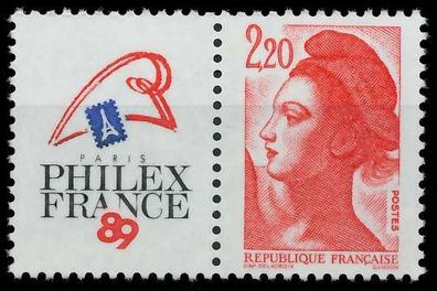 Frankreich 1985 Nr 2510AIZf-WP2 postfrisch WAAGR PAAR X62536E