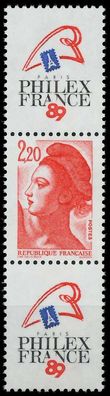 Frankreich 1985 Nr 2510AIZf-3S2 postfrisch 3ER STR X625362