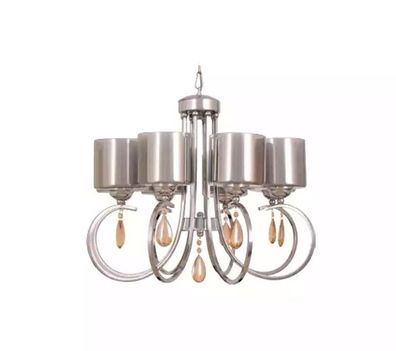 Deckenlampe schön Glas Leuchten Lampen Lampen Wohnzimmer Luster Luxus Silber