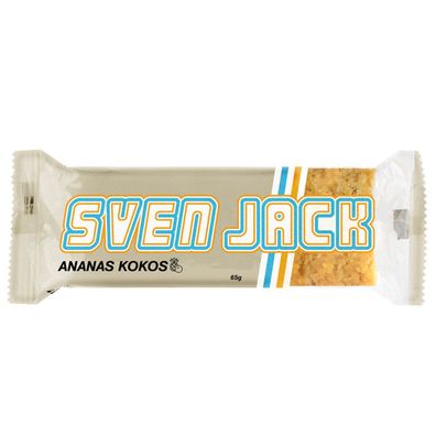 Sven Jack Haferflockenriegel Ananas Kokos mit Ananasstücke 65g