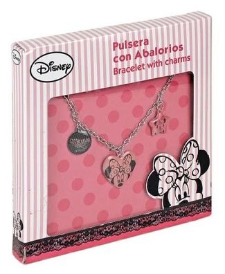 Minnie Maus Armband - Bracelet mit Charms