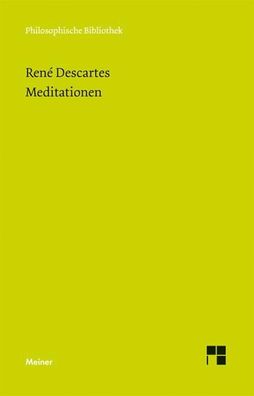 Meditationen Philosophische Bibliothek 596 Descartes, Rene Philoso