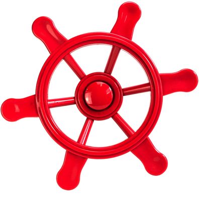 rotes Steuerrad Schiffslenker für Spielturm Piratenschiff Lenker Lenkrad rot