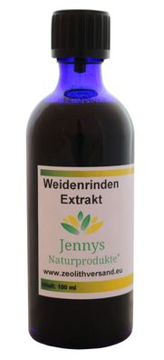 Weidenrinden-Extrakt - 100 ml in Blauglasflasche - Hergestellt in Deutschland