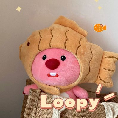 Kawaii Fischhut Loopy Plüsch Puppe Cartoon Stoffpuppe Kinder Toy Doll Geschenk