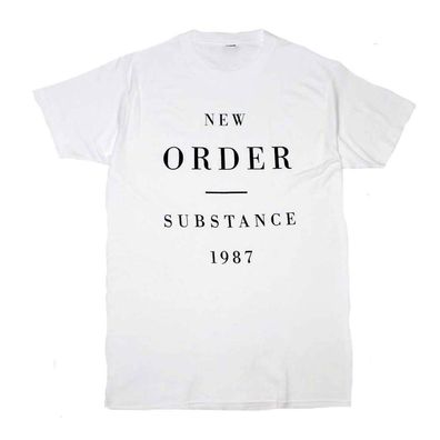New Order T-Shirt New Order Substance 1987 T-Shirt