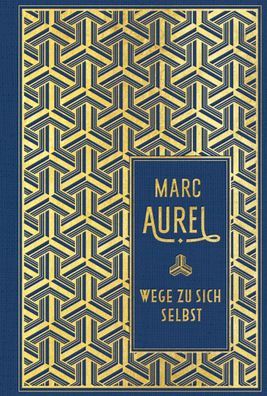 Wege zu sich selbst Leinen mit Goldpraegung Marc Aurel