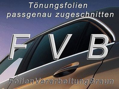Passgenaue Tönungsfolie für Audi A8 Limousine (D3/ E4) `02-`10