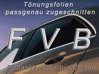 Passgenaue Tönungsfolie für Ford Fiesta VI 3-türig Bj.08-12