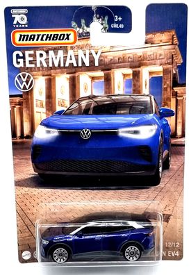 Mattel Matchbox Germany Deutschland Serie Car / Auto Volkswagen EV4