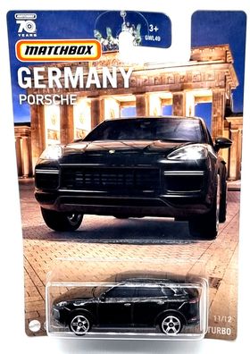 Mattel Matchbox Germany Deutschland Serie Car / Auto Porsche Cayenne Turpo