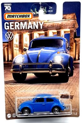 Mattel Matchbox Germany Deutschland Serie Car / Auto 1962 Volkwagen Beetle