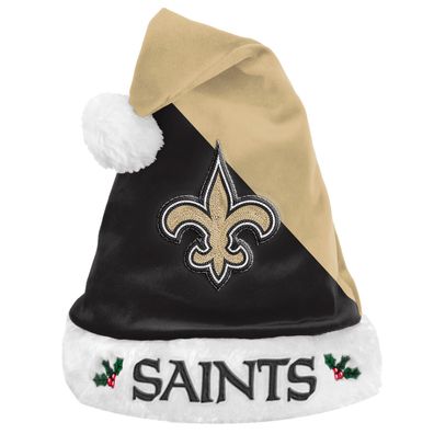 Foco NFL New Orleans Saints 2020 Santa Claus Hat Weihnachtsmann Mütze 5051586110992