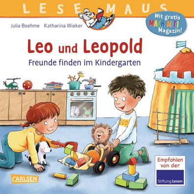 Lesemaus 194: Leo und Leopold - Freunde finden im Kindergarten Mit