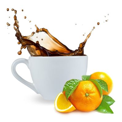 Kaffee mit Orange Geschmack