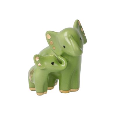 Goebel Elephant 'Mini Elephants in Love - Höhe 6cm grün' 2023