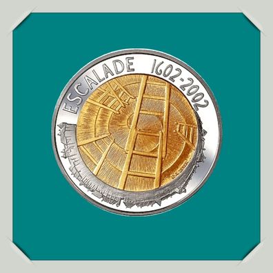Schweiz/ SWISS 5 Franken GENFER Escalada 2000/03 UNC. 41166 + 2879