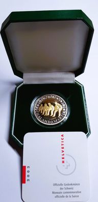 Schweiz / SWISS 5 Francs 2003 Chalandamarz UNC + BOX C825*