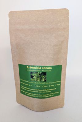 Artemisia annua einjähriger Beifuß Pulver Artemisinin 30:1 Extrakt im Spar Pack