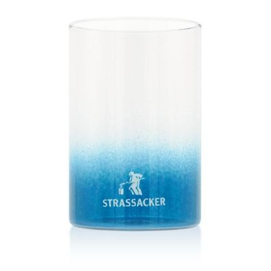 Grablampenschutzbecher „Blau“, für 3-Tage Grablichte, Strassacker, Grabschmuck,