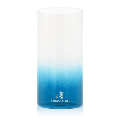 Grablampenschutzbecher „Blau“, 7-Tage Grablichte, Strassacker, Grabschmuck, Gra