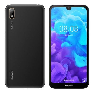 Huawei Y5 (2019) AMN-LX9 Black Dual Sim 13MP LTE 16GB/2GB Android Smartphone NEU