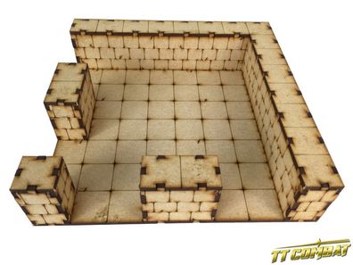 RPG020 TTCombat - Fantasy Realms - Dungeon Large Corner Section (D&D, MERP)