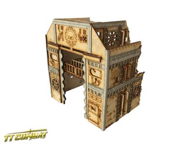 SFG034 TTCombat - Sci-Fi Gothic - Gothic Ruined Garage - (Terrain, Infinity)