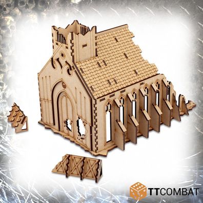 SFG045 TTCombat - Sci-Fi-Gothic - Sector 1 - Gothic Ruined Chapel (WH40k)