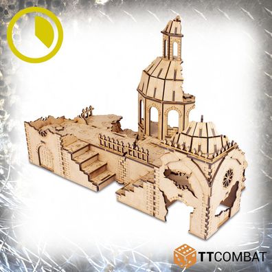 SFG145 TTCombat - Sci-Fi-Gothic - Ruined Convent Cathedral - (WH40k, Terrain)