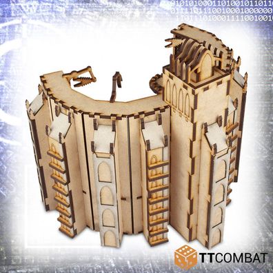 SFX042 TTCombat - Si-Fi X - Shrine Mechanica (10mm) (Terrain, Battletech)