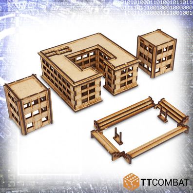 SFX058 TTCombat - Si-Fi X - Midtown Academy (10mm) (Dropzone Commander)