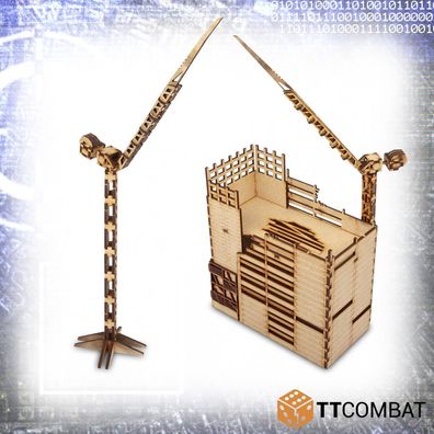 SFX061 TTCombat - Si-Fi X - Construction Site (10mm) (Dropzone Commander)