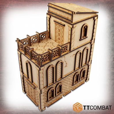 SOV107 TTCombat - Streets of Venice - Modular Casa Balcone Hortensa (Carnevale)