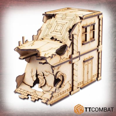 SOV119 TTCombat - Streets of Venice - Ruined Modular Casa Doppia Tomasina