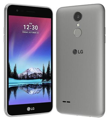 LG K4 2017 M160 Titan Silber LTE Quad-Core Android Smartphone Ohne Simlock NEU