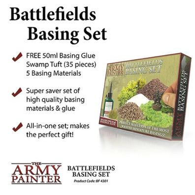 TAPBF4301 The Army Painter "Battlefields Basing Set" (Star Wars Legion, WH 40k)