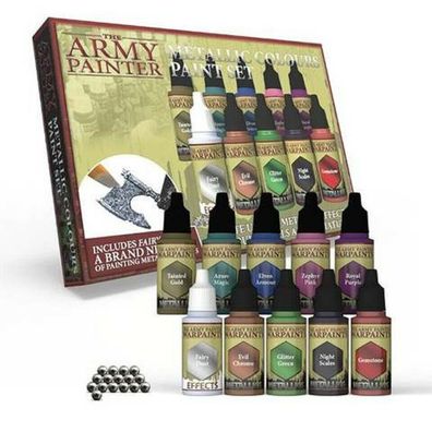 TAPWP8048 - The Army Painter - Metallic Colours Paint Set