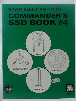 Task Force Games 3009 - Star Fleet Battles - "Commander´s SSD Book #4" 103002002