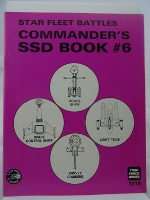 Task Force Games 3018 - Star Fleet Battles - "Commander´s SSD Book #6" 103002002