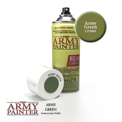 The Army Painter - Colour Primer - Army green (Corvus Belli Infinity, WH40k)